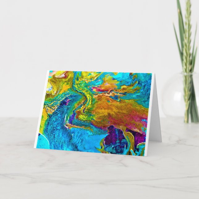 Abstract Colour Study 38, Card (Front)