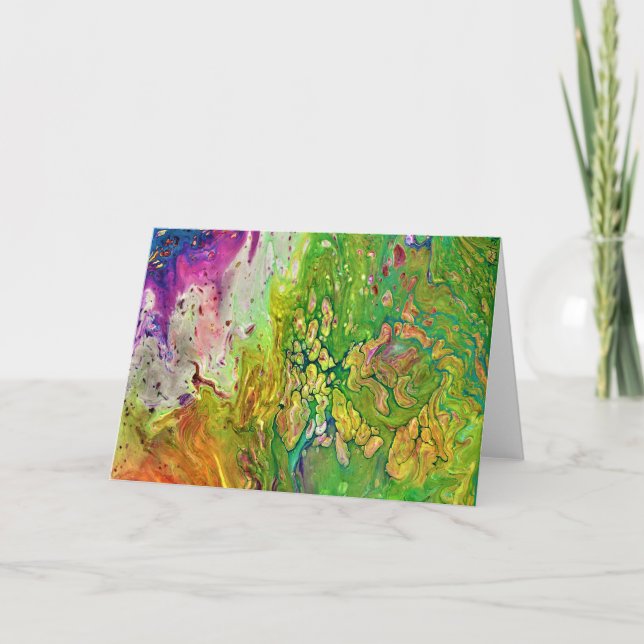 Abstract Colour Study 4, card (Front)