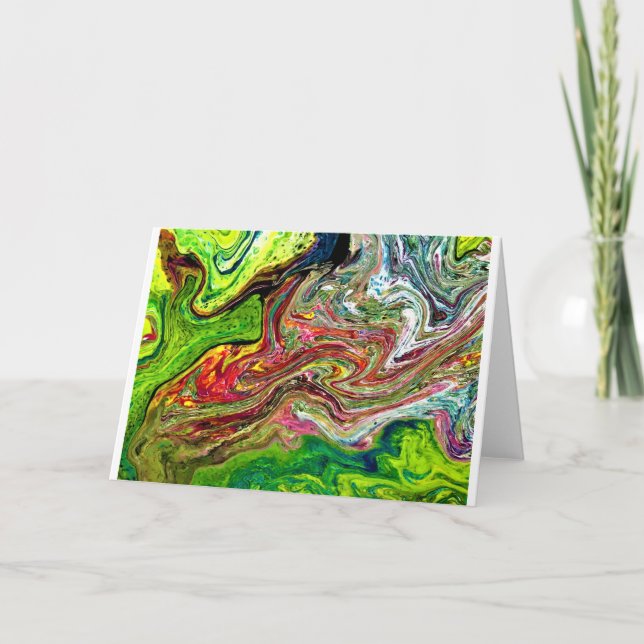Abstract Colour Study 52, Card (Front)