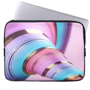 Abstract Colour Swirl Laptop Sleeve