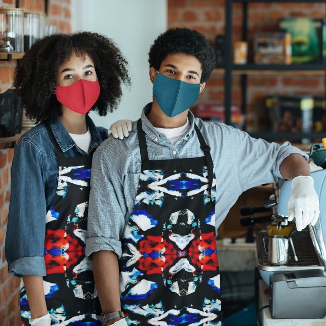 Abstract Colour Texture Apron (apron)