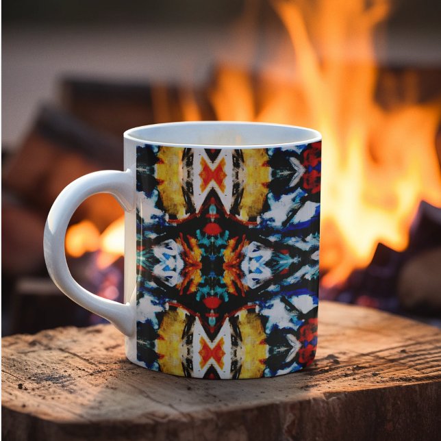 Abstract Colour Texture Coffee Mug (mugs and cups)