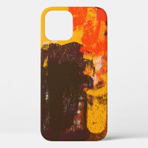 Abstract colourful artistic sketch artwork iPhone 12 case