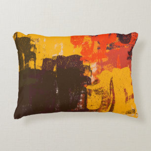 Abstract colourful artistic sketch artwork decorative cushion