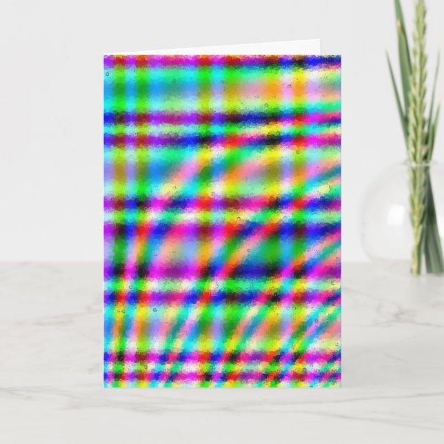 Abstract Colourful Birthday Card (Front)