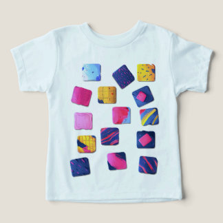 Abstract Colourful Blocks Pattern