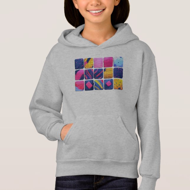 Abstract Colourful Blocks Pattern (Front)