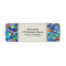 Abstract Colourful Blue Mosaic Pattern
