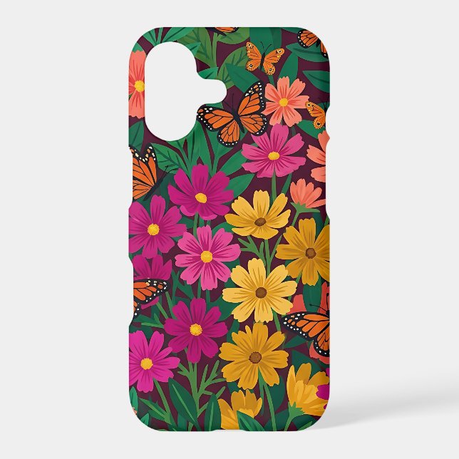 Abstract Colourful Boho Butterflies iPhone Cases (Back)