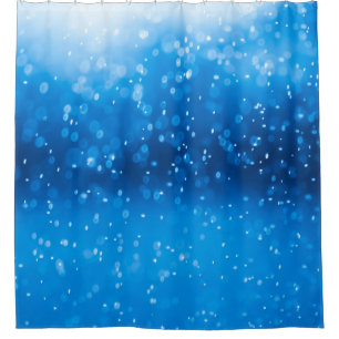 Abstract colourful bokeh background. shower curtain