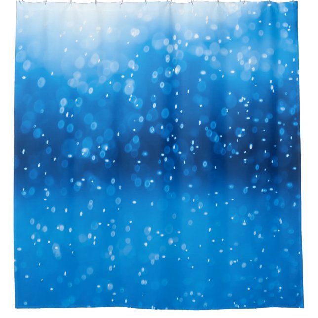 Abstract colourful bokeh background. shower curtain (Front)