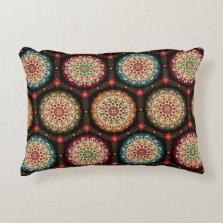 abstract colourful circle bunch pattern background decorative cushion