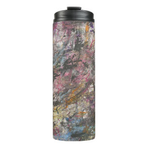 Abstract Colourful Confetti Too" Thermal Tumbler