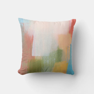 Abstract colourful design. Versatile artistic. Bru Cushion