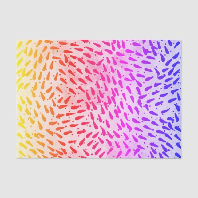 Abstract Colourful Dot Tissue Paper (Front)
