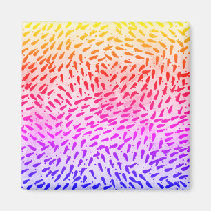 Abstract Colourful Dots Magnet
