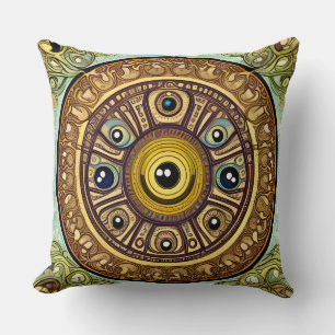 Abstract Colourful Eye Cushion