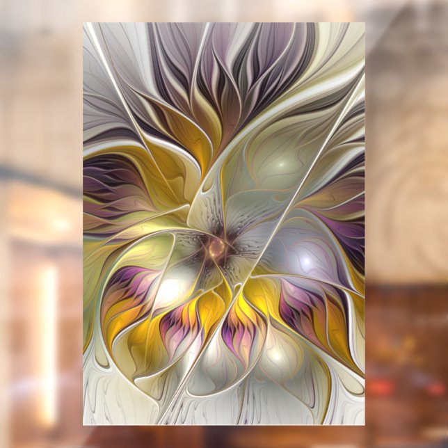 Abstract Colourful Fantasy Flower Modern Fractal (Sheet 2)