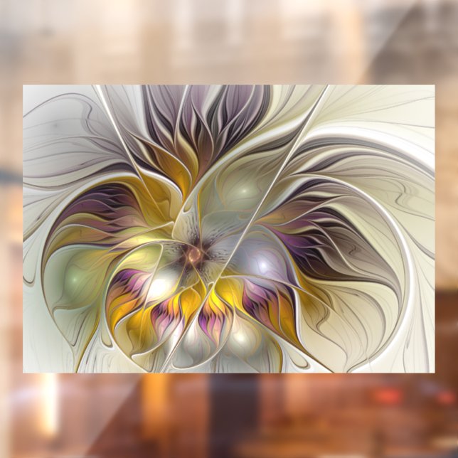 Abstract Colourful Fantasy Flower Modern Fractal (Sheet 2)