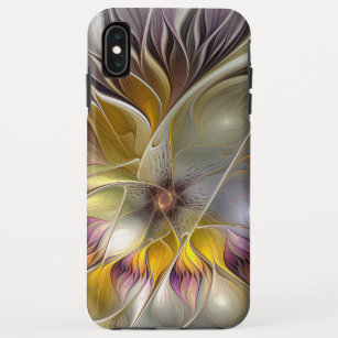 Abstract Colourful Fantasy Flower Modern Fractal Case-Mate iPhone Case