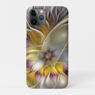 Abstract Colourful Fantasy Flower Modern Fractal Case-Mate iPhone Case