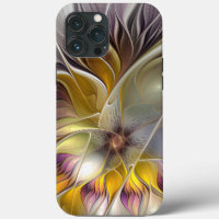 Abstract Colourful Fantasy Flower Modern Fractal