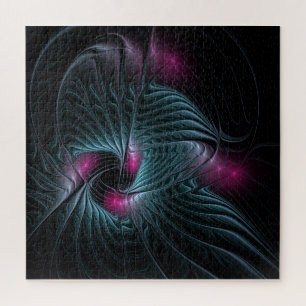 Abstract Colourful Fantasy Fractal Jigsaw Puzzle