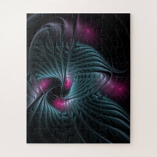 Abstract Colourful Fantasy Fractal Jigsaw Puzzle