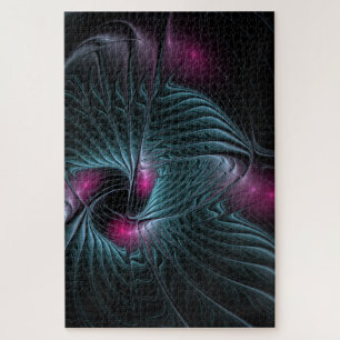 Abstract Colourful Fantasy Fractal  Jigsaw Puzzle