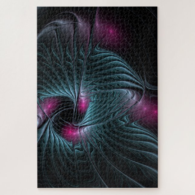 Abstract Colourful Fantasy Fractal  Jigsaw Puzzle (Vertical)