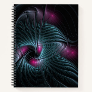 Abstract Colourful Fantasy Fractal Notebook