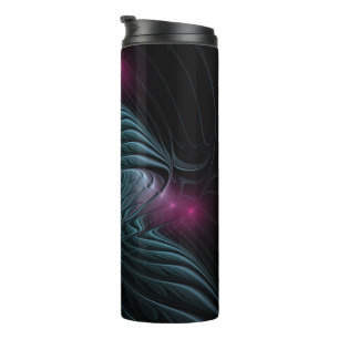 Abstract Colourful Fantasy Fractal Thermal Tumbler