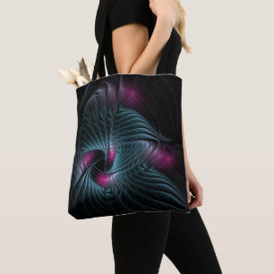 Abstract Colourful Fantasy Fractal  Tote Bag