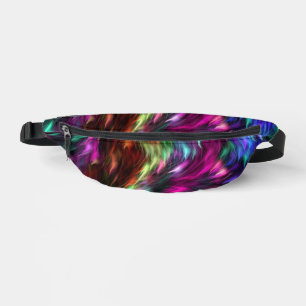 Abstract Colourful Fur Background-24605 Bum Bags