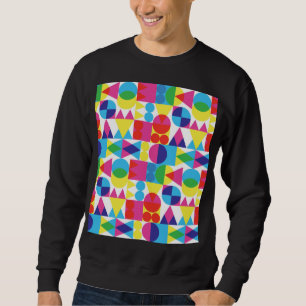 Abstract colourful geometric pattern design. sweatshirt