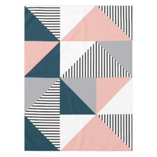 Abstract colourful geometry tablecloth