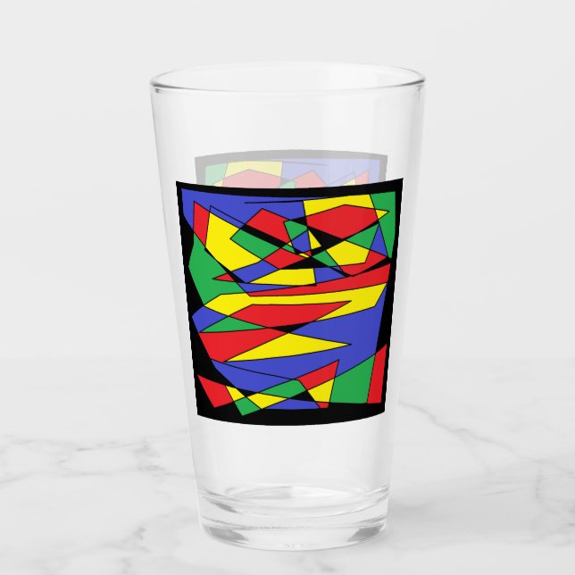 Abstract Colourful Glass (Front)