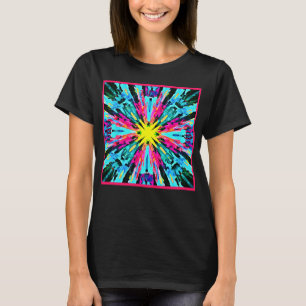 Abstract Colourful Glow Pattern T-Shirt