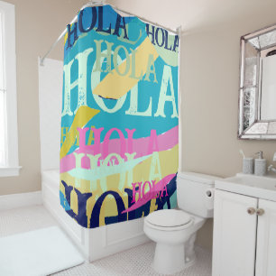 Abstract Colourful Hola Shower Curtain