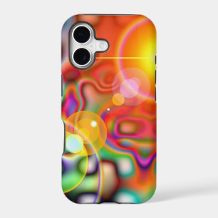 abstract colourful light iphone case