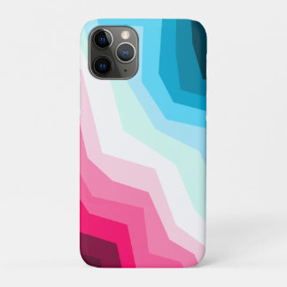 Abstract colourful magenta ice blue cyan minimalis Case-Mate iPhone case