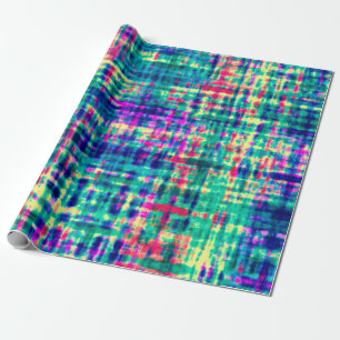 Abstract Colourful Modern Tie Dye Pattern Wrapping Paper