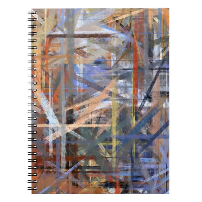 Abstract Colourful Painting #3 Notebook (Front)