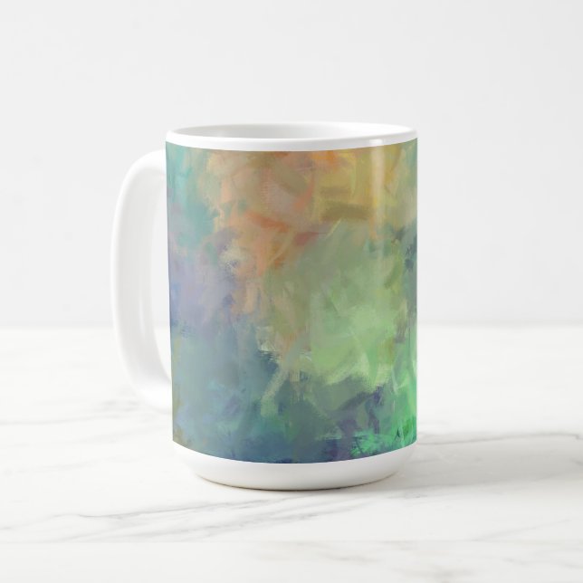 Abstract Colourful Painting #5 Coffee Mug (Front Left)