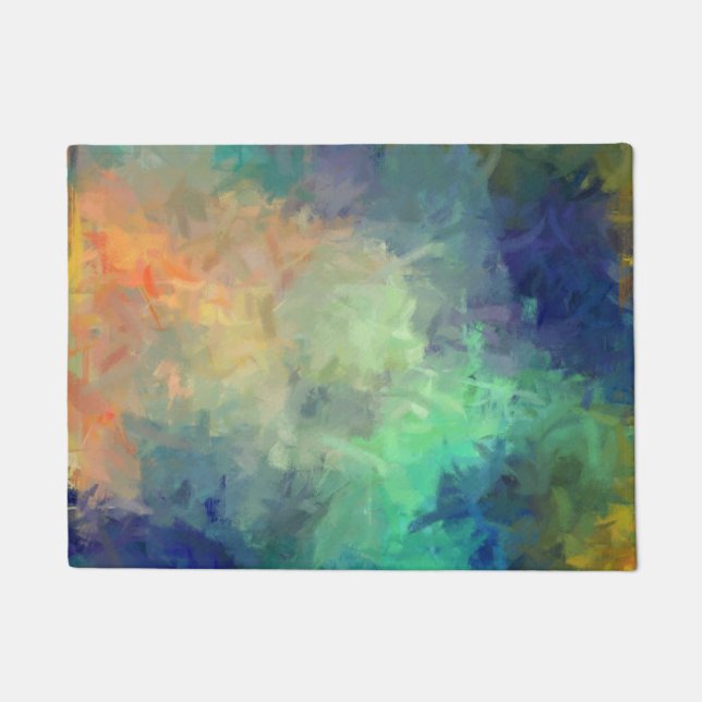 Abstract Colourful Painting #5 Doormat (Front)
