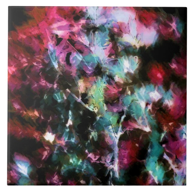 Abstract, colourful pattern, bright, elegant tile (Front)