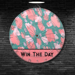 Abstract Colourful Pattern Dartboard