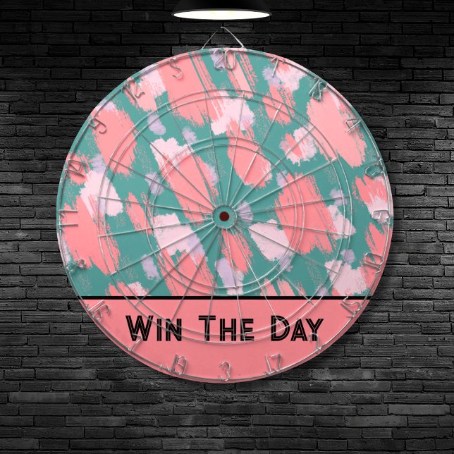 Abstract Colourful Pattern Dartboard (Cool Colorful Pattern Dart Board)