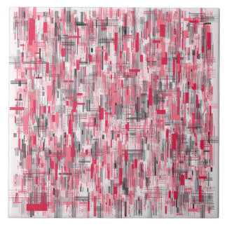 Abstract Colourful Quantum Chaos Pattern Tile