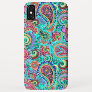 Abstract Colourful Retro Paisley Pattern Case-Mate iPhone Case